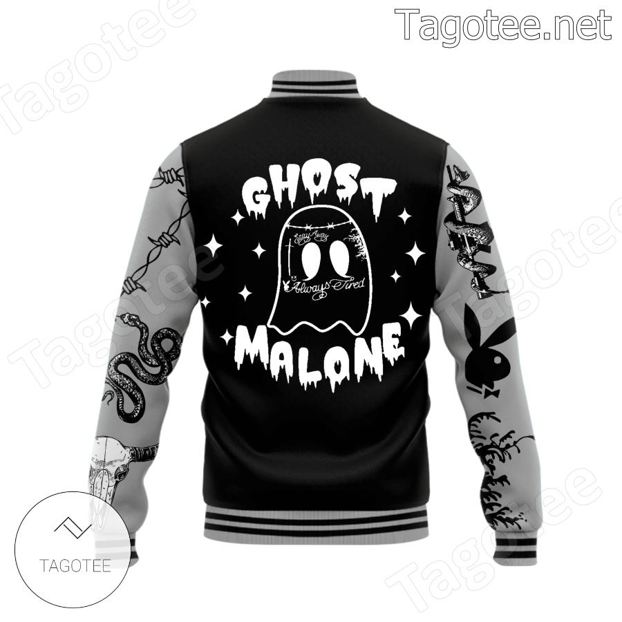 Post Malone Ghost Malone Baseball Jacket a