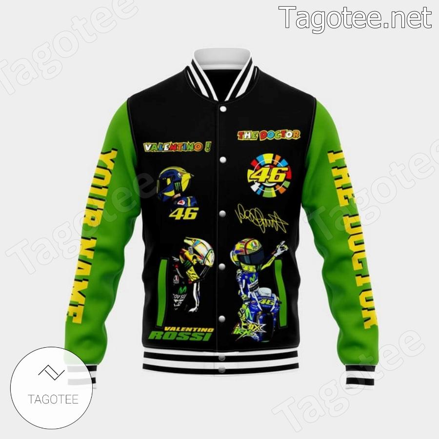 Valentino Rossi 46 The Doctor Personalized Baseball Jacket a