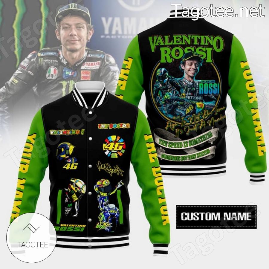Valentino Rossi 46 The Doctor Personalized Baseball Jacket