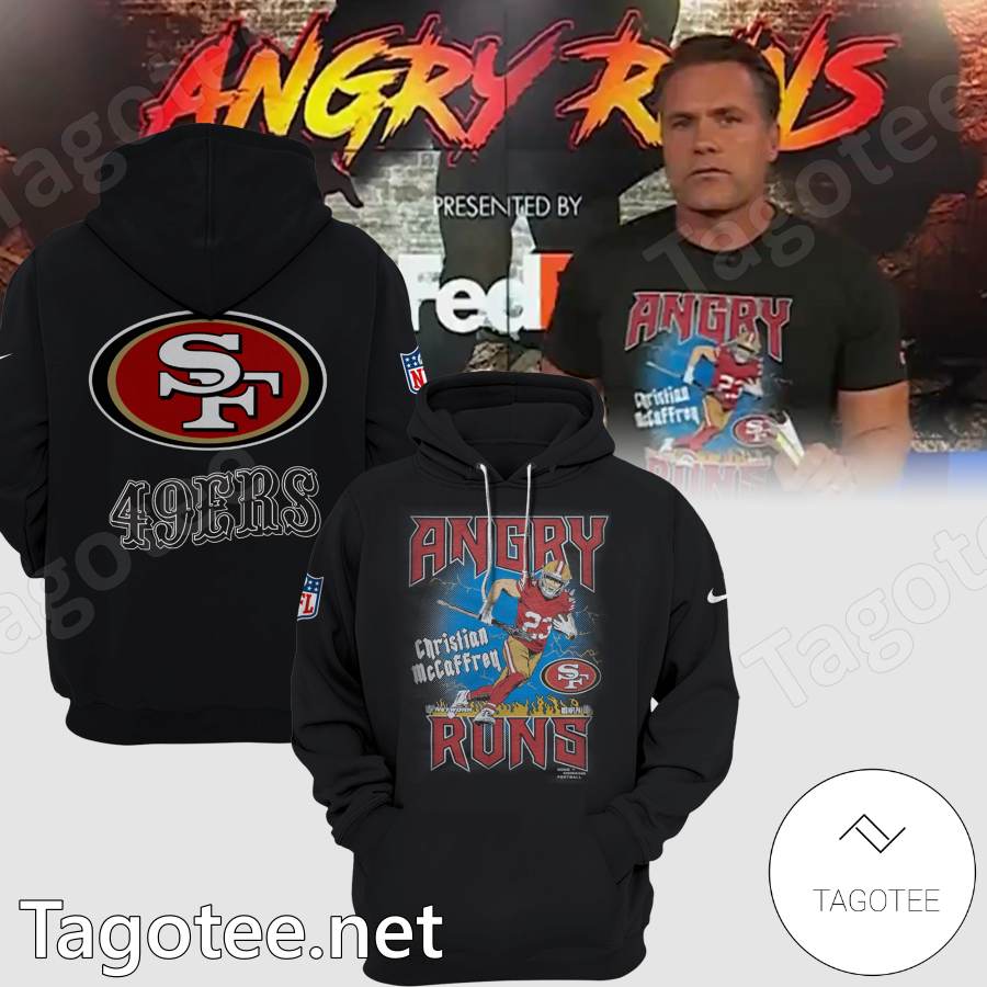 Angry Runs Christian Mccaffrey San Francisco 49ers Hoodie