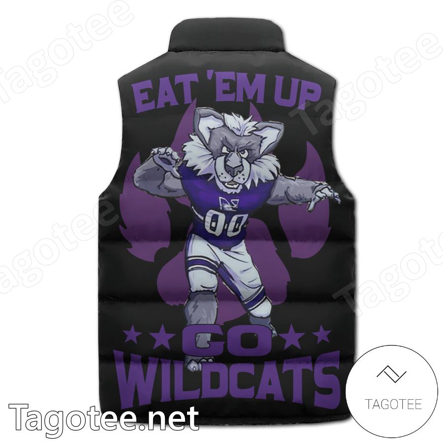 Kansas State Wildcats Eat Em Up Go Wildcats Puffer Vest a