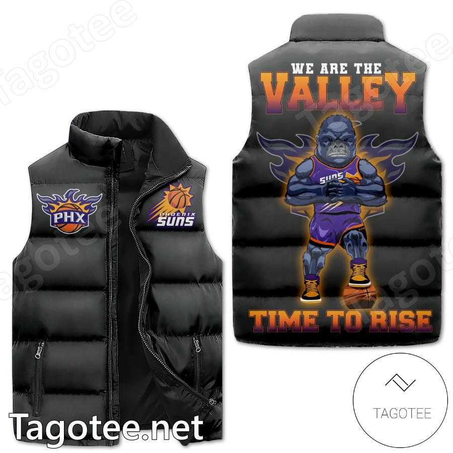 Phoenix Suns We Are The Valley Time To Rise Puffer Vest