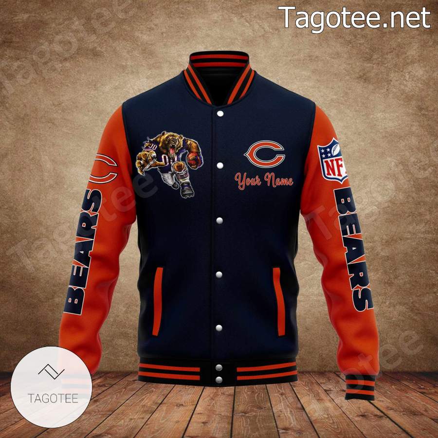 All I Need Is Chicago Bears Football Friends And Family Personalized Baseball Jacket a