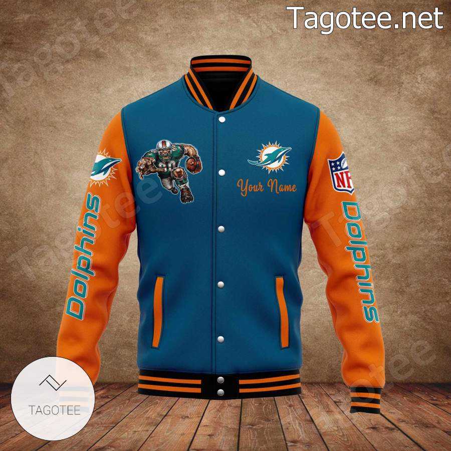 All I Need Is Miami Dolphins Football Friends And Family Personalized Baseball Jacket a