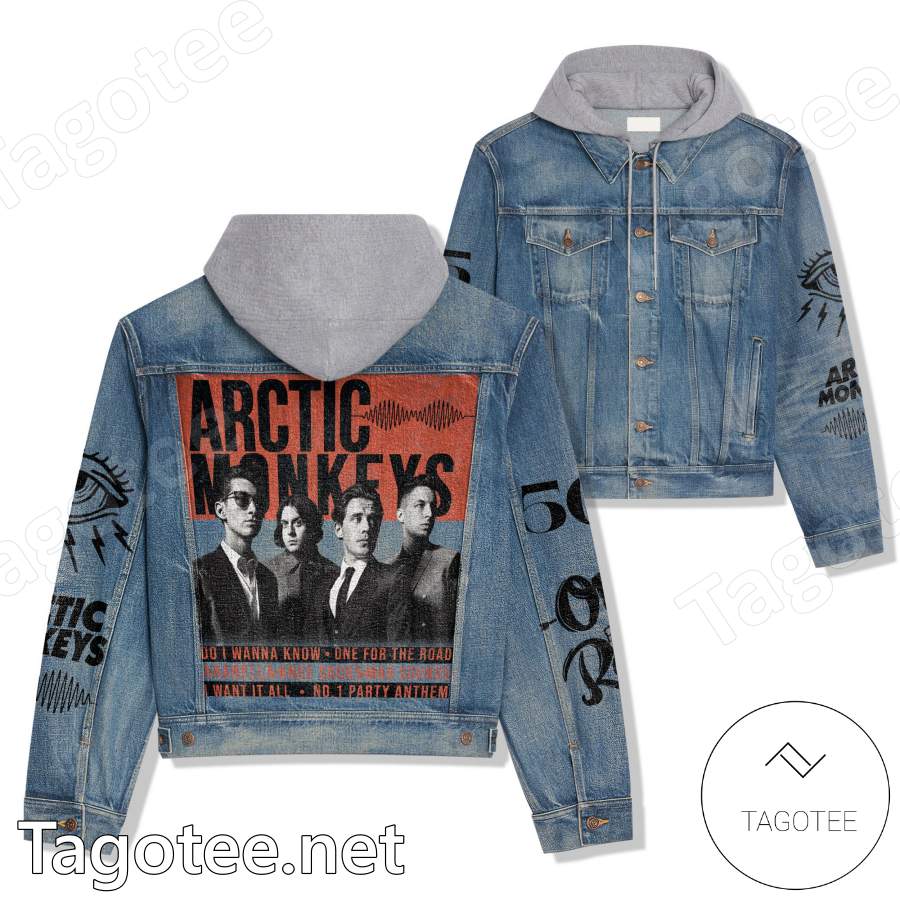 Arctic Monkeys Do I Wanna Know One For The Road Hooded Denim Jacket