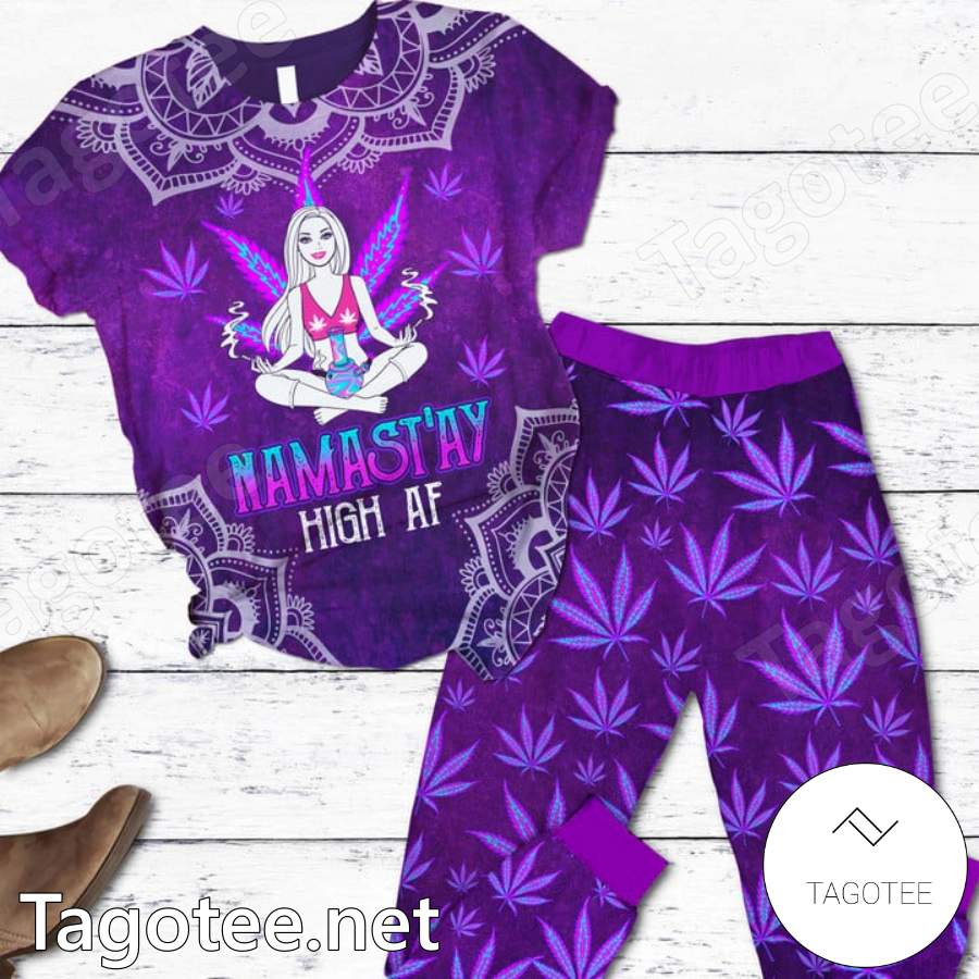 Barbie Namast'ay High Af Purple Mandala Pajamas Set