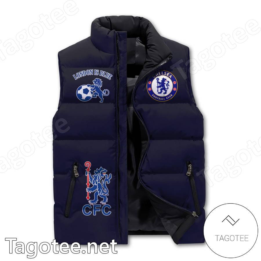Chelsea F.c. The Royal Blues Puffer Vest a
