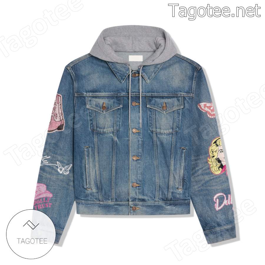 Dolly Parton What Would Dolly Do Hooded Jean Jacket a