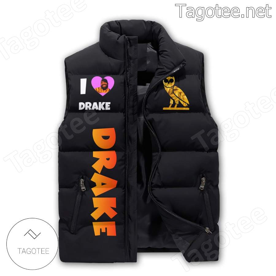 Drake Certified Lover Boy Puffer Vest a