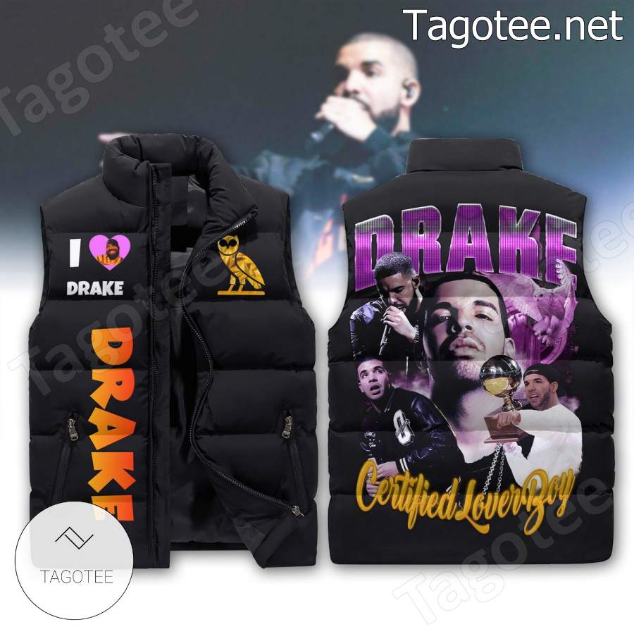 Drake Certified Lover Boy Puffer Vest