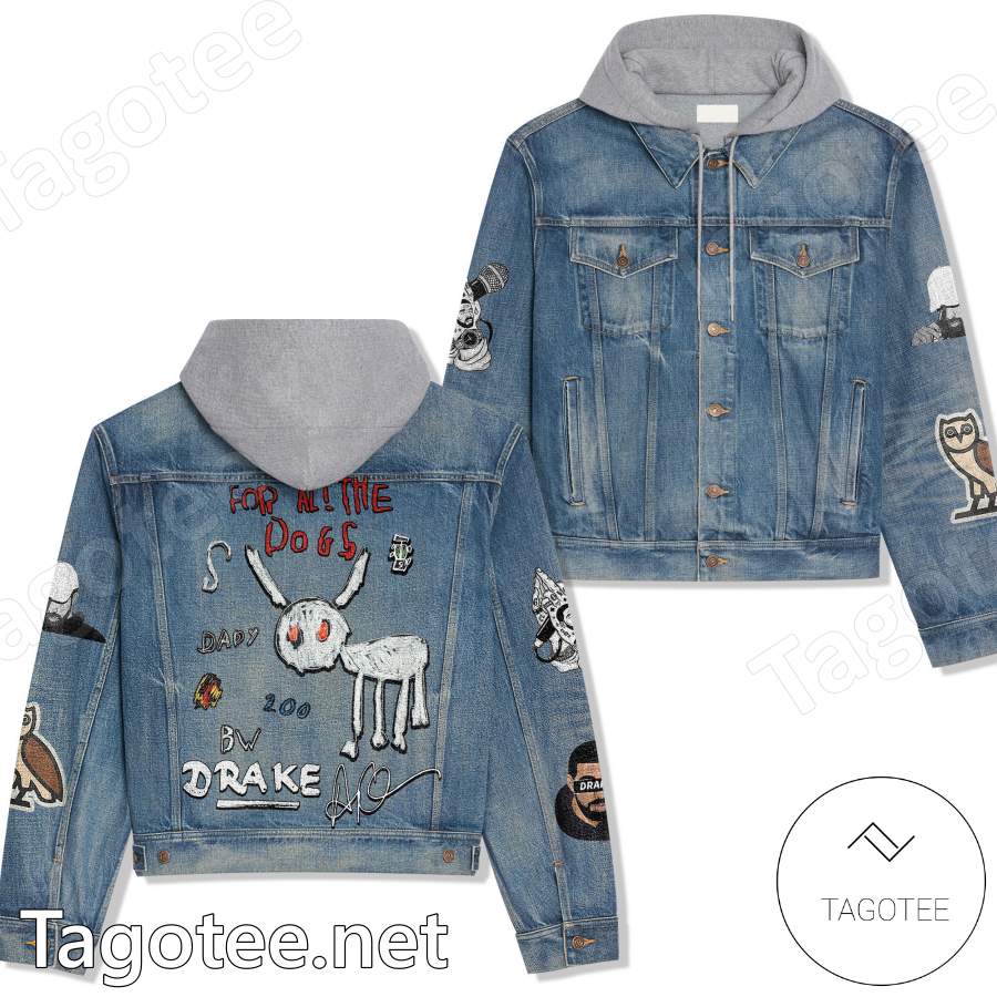 Drake For All The Dogs Hooded Denim Jacket