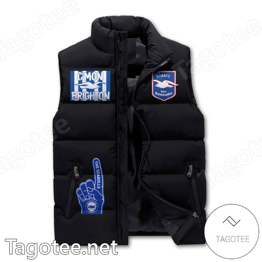 Eat Sleep Drink Brighton And Hove Albion  Puffer Vest a