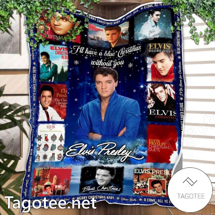 Elvis Presley I'll Have A Blue Christmas Without You Blanket a