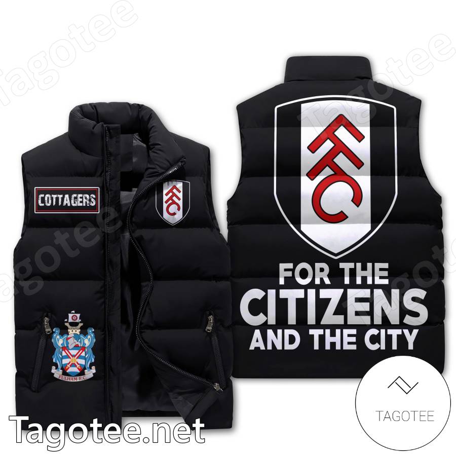 Fulham F.c. For The Citizens And The City Puffer Vest