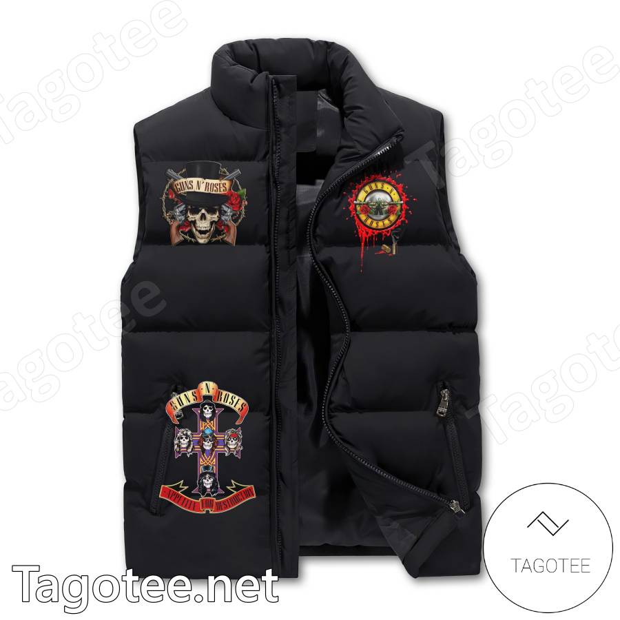 Guns N’ Roses You Know Where You Are Puffer Vest