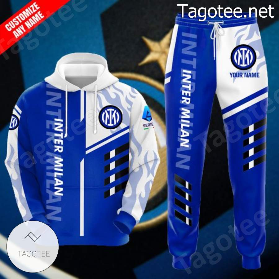 Inter Milan Serie A Personalized Hoodie And Pant