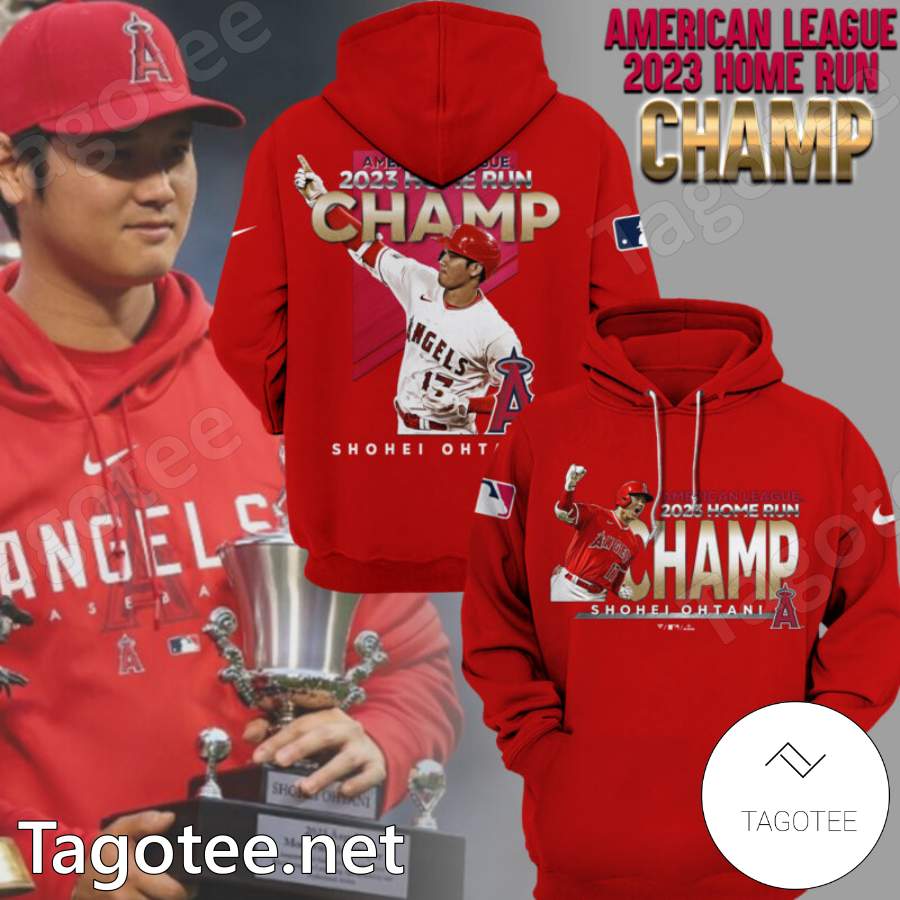 Los Angeles Angels American League 2023 Home Run Champ Shohei Ohtani Hoodie, Pant, Cap