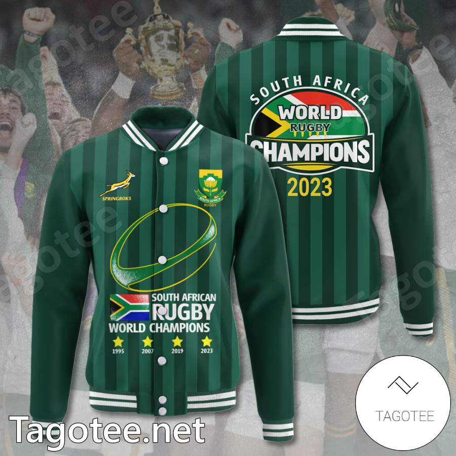 South Africa World Rugby Champions 2023 Baseball Jacket