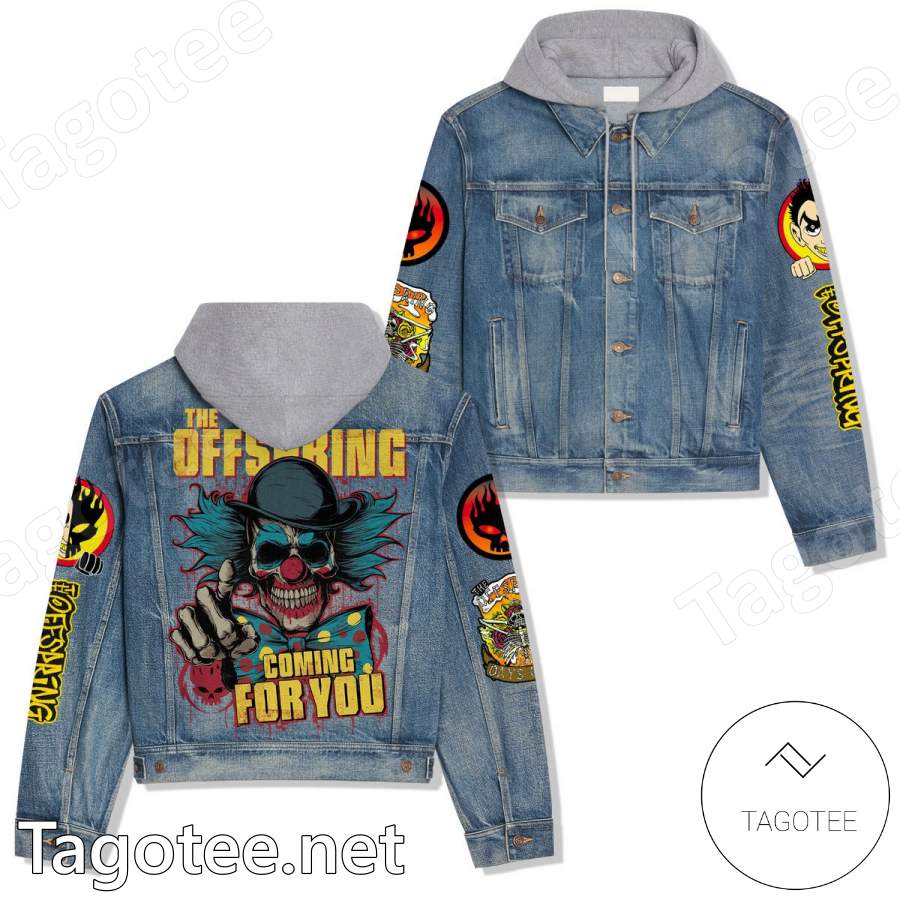 The Offspring Coming For You Hooded Denim Jacket