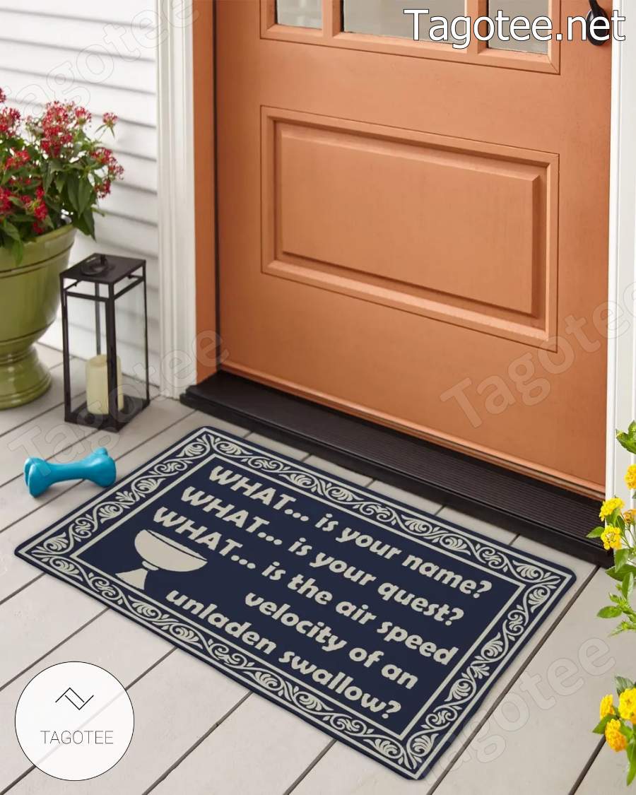 What Is Your Name What Is Your Quest Doormat