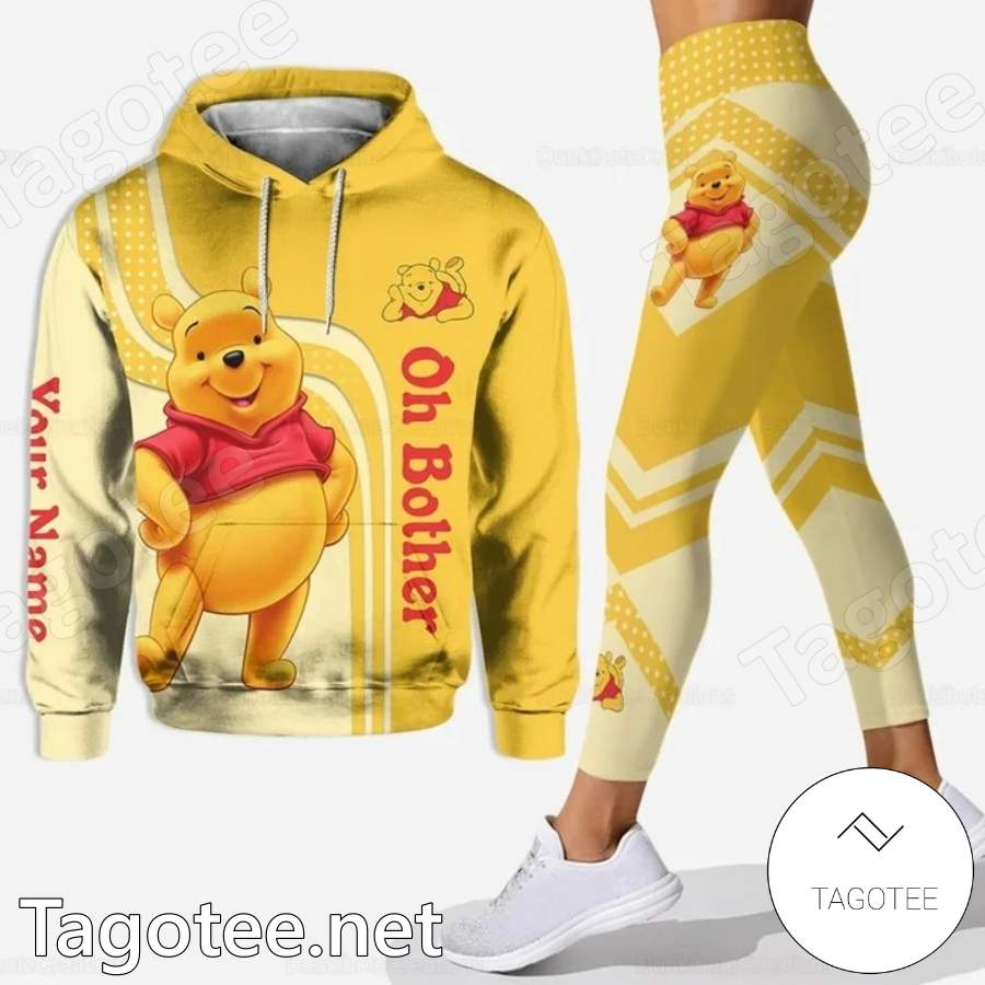 Winnie The Pooh Oh Bother Personalized Hoodie And Leggings
