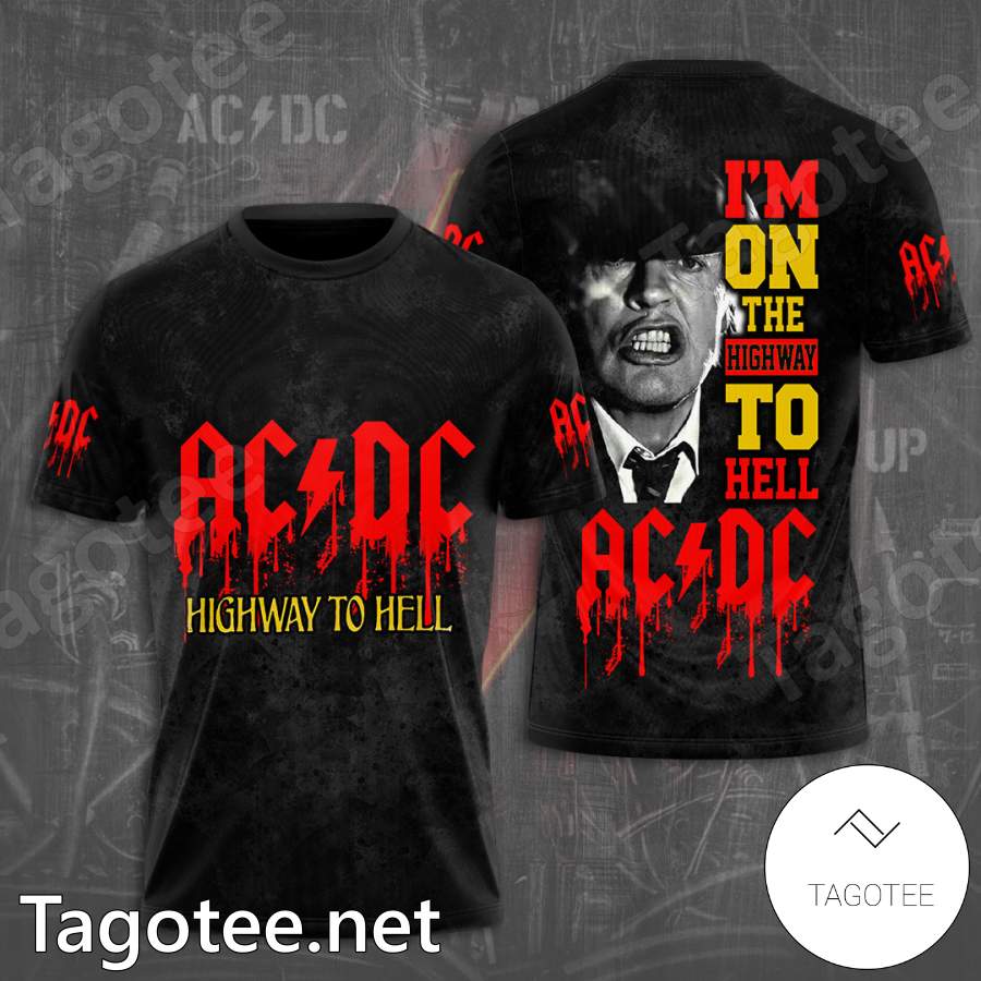 Ac Dc Highway To Hell I'm On The Highway To Hell T-shirt, Hoodie