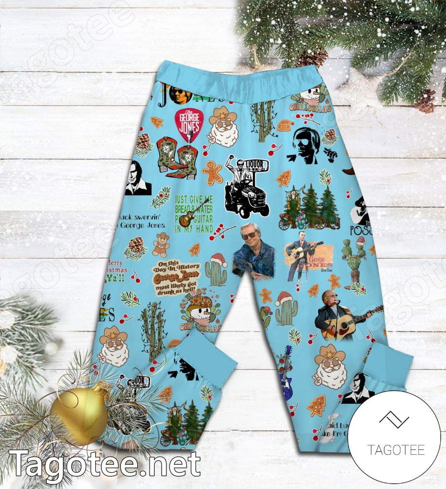 All I Want For Christmas Is George Jones Pajamas Set a