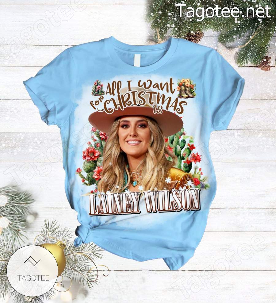 All I Want For Christmas Is Lainey Wilson Pajamas Set a