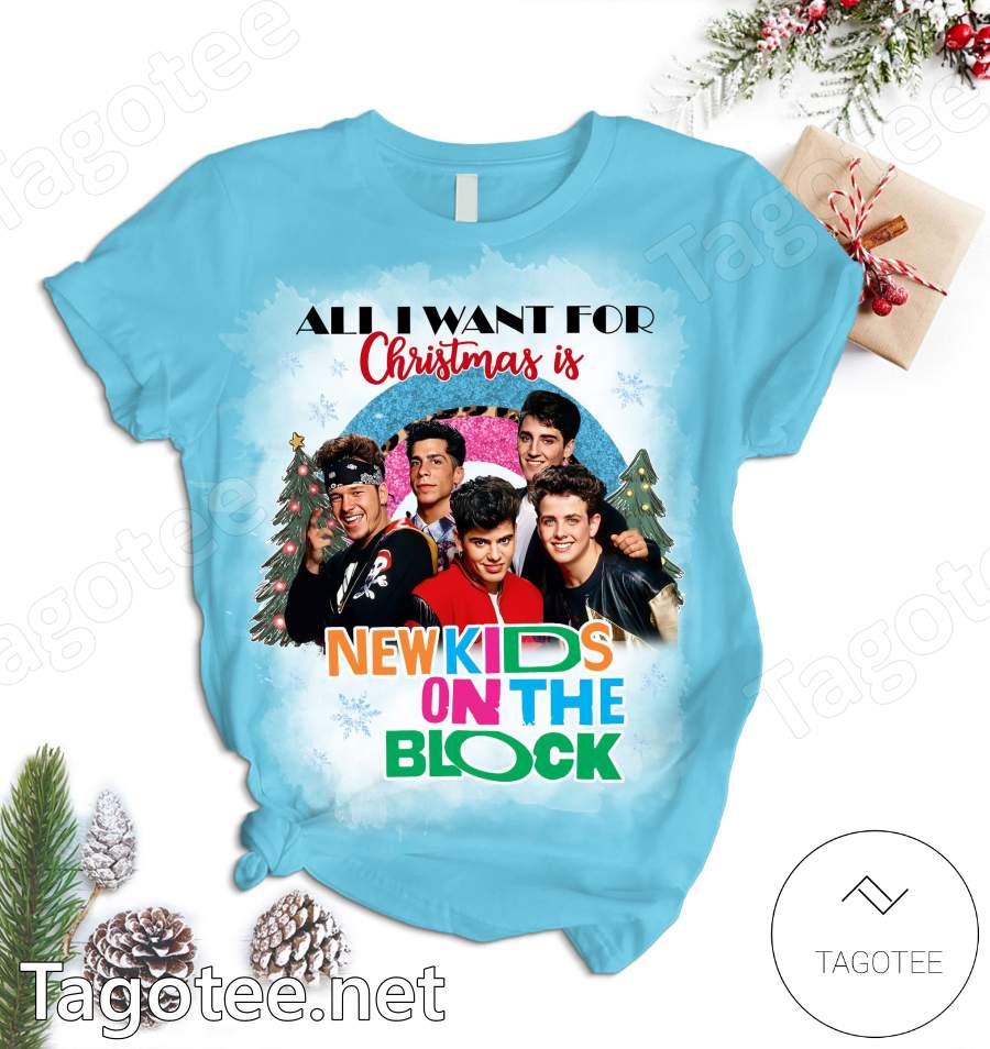 All I Want For Christmas Is New Kids On The Block Pajamas Set a