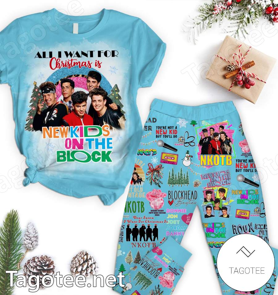 All I Want For Christmas Is New Kids On The Block Pajamas Set