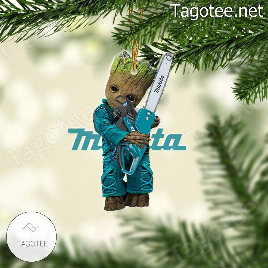 Baby Groot Makita Power Tools Ornament