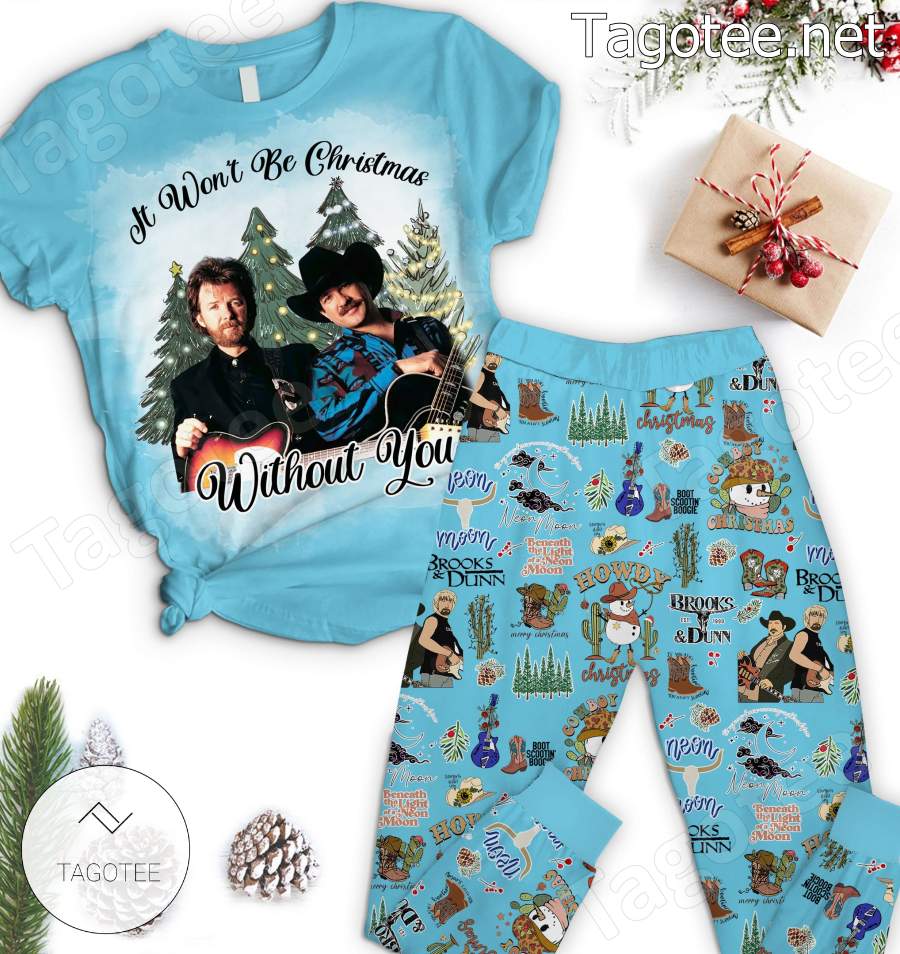 Brooks And Dunn It Won't Be Christmas Without You Pajamas Set