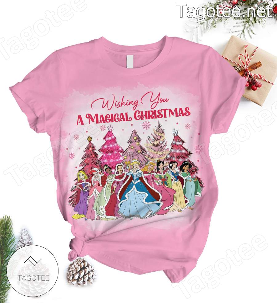 Disney Princess Wishing You A Magical Christmas Pajamas Set a