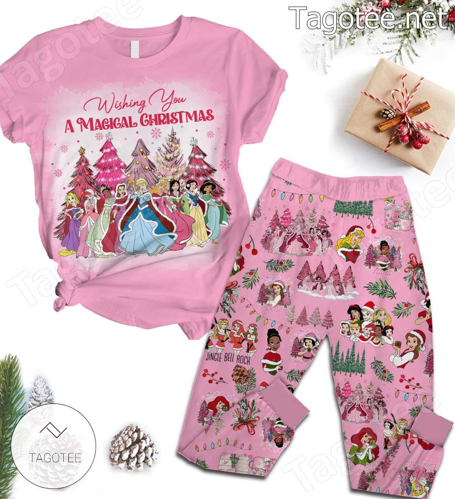 Disney Princess Wishing You A Magical Christmas Pajamas Set