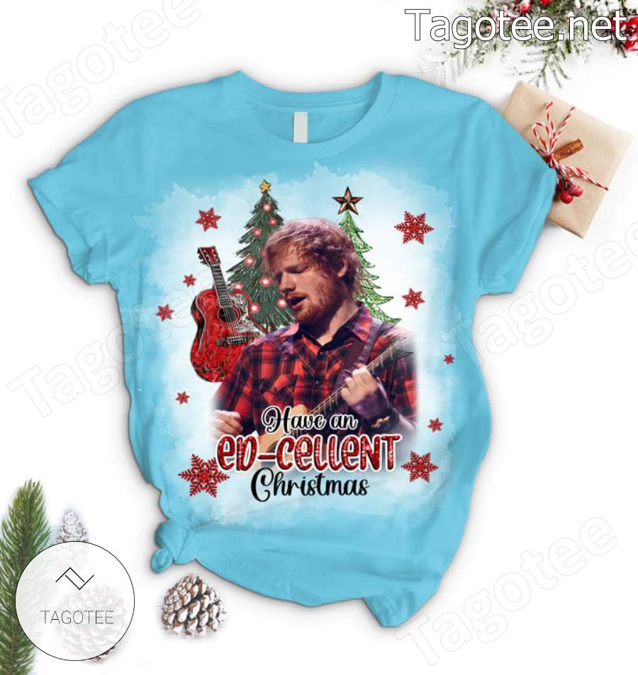 Ed Sheeran Have An Ed-cellent Christmas Pajamas Set a