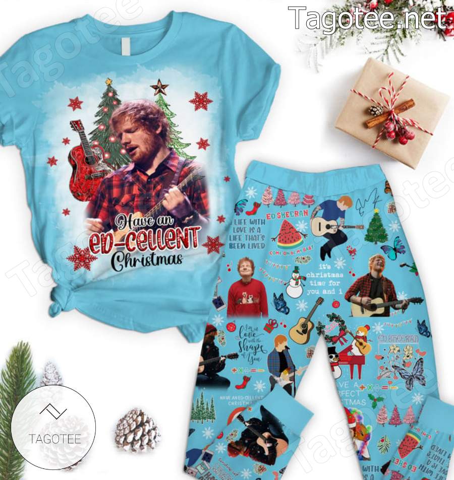 Ed Sheeran Have An Ed-cellent Christmas Pajamas Set
