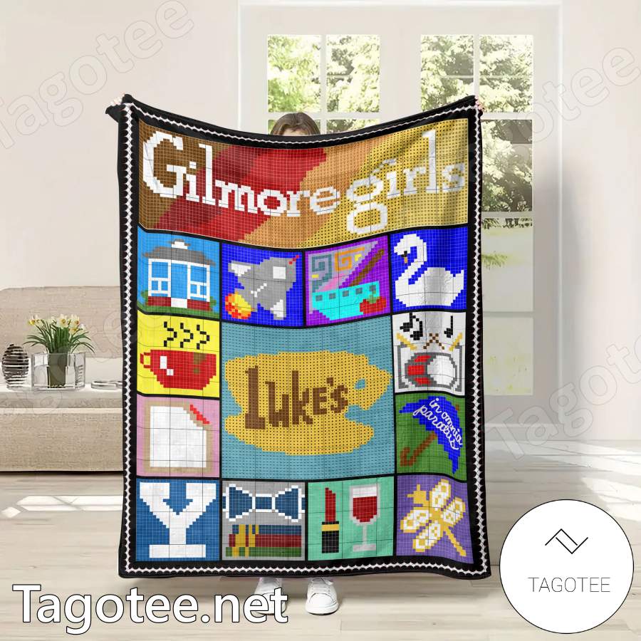 Gilmore Girls Pixel Pattern Blanket