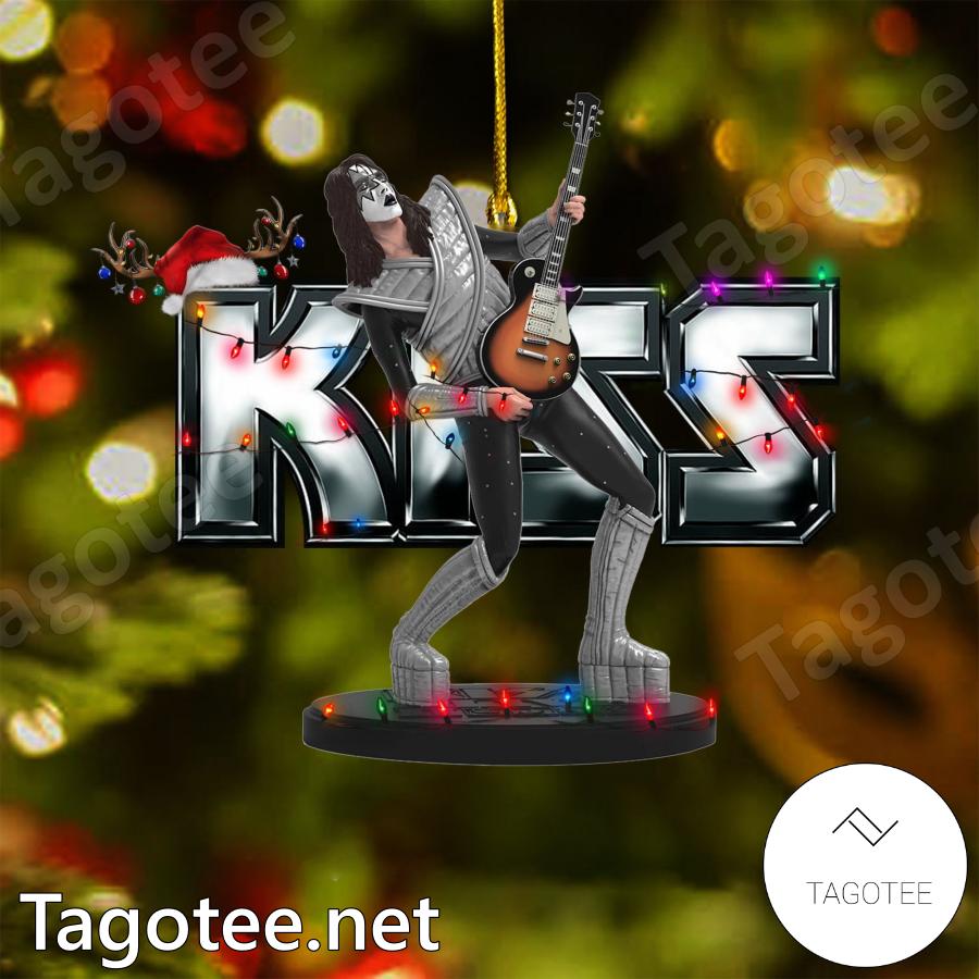 Kiss Spaceman Ace Frehley Christmas Ornament
