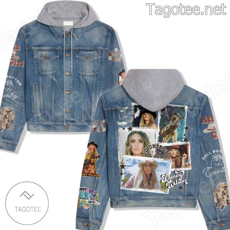 Lainey Wilson Hold My Halo Hooded Jean Jacket