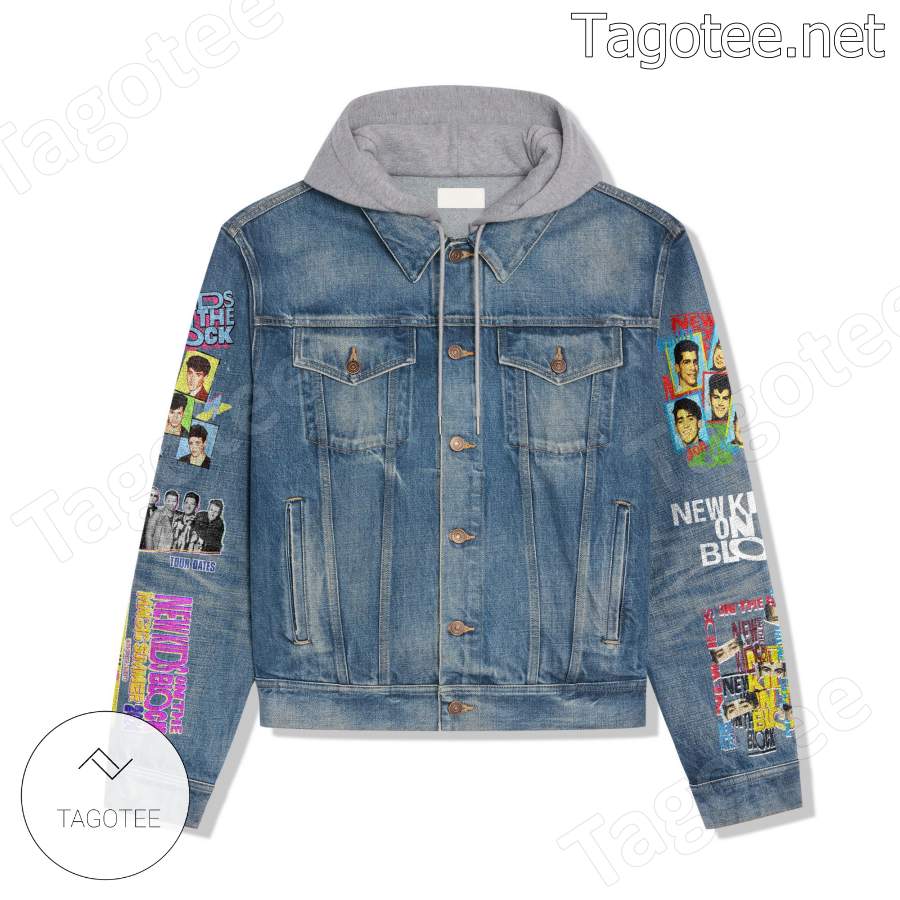 New Kids On The Block You Got It The Right Stuff Hooded Jean Jacket a