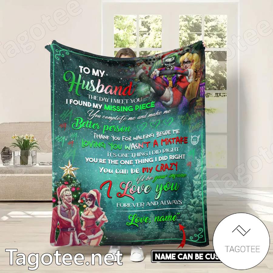 To My Husband The Day I Meet You Christmas Personalized Blanket a