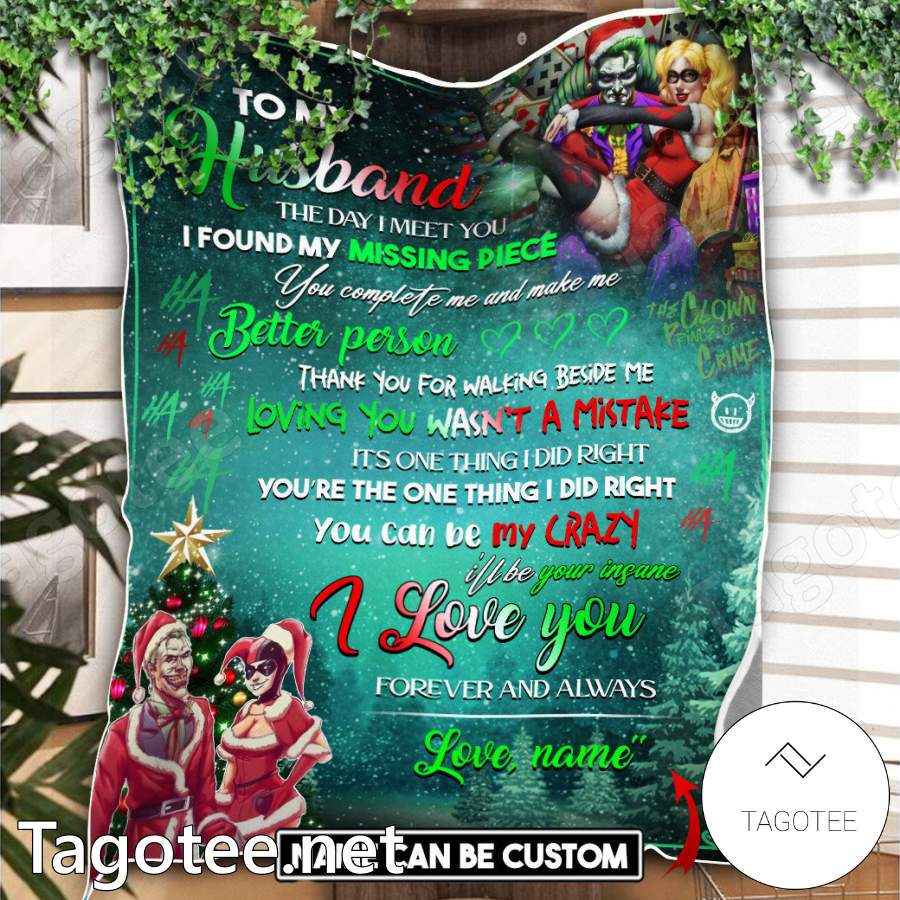 To My Husband The Day I Meet You Christmas Personalized Blanket