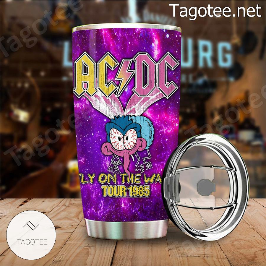 Ac Dc Fly On The Wall Tour 1985 Tumbler a