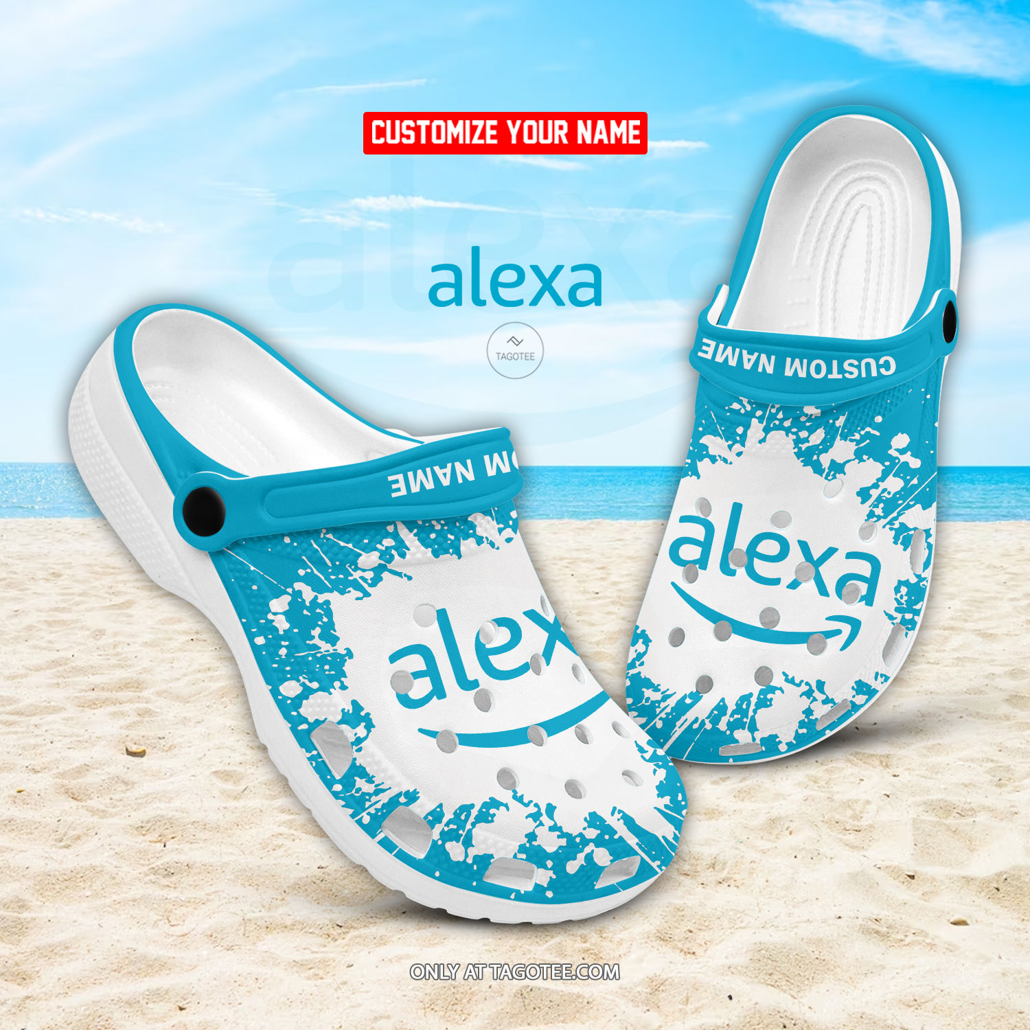 Alexa Logo Crocs Clogs – EmonShop