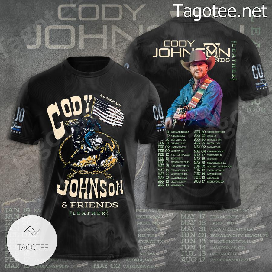 Cody Johnson And Friends The Leather Tour T-shirt, Hoodie