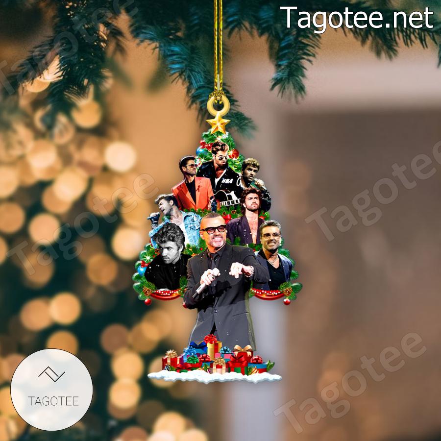 George Michael Christmas Ornament a