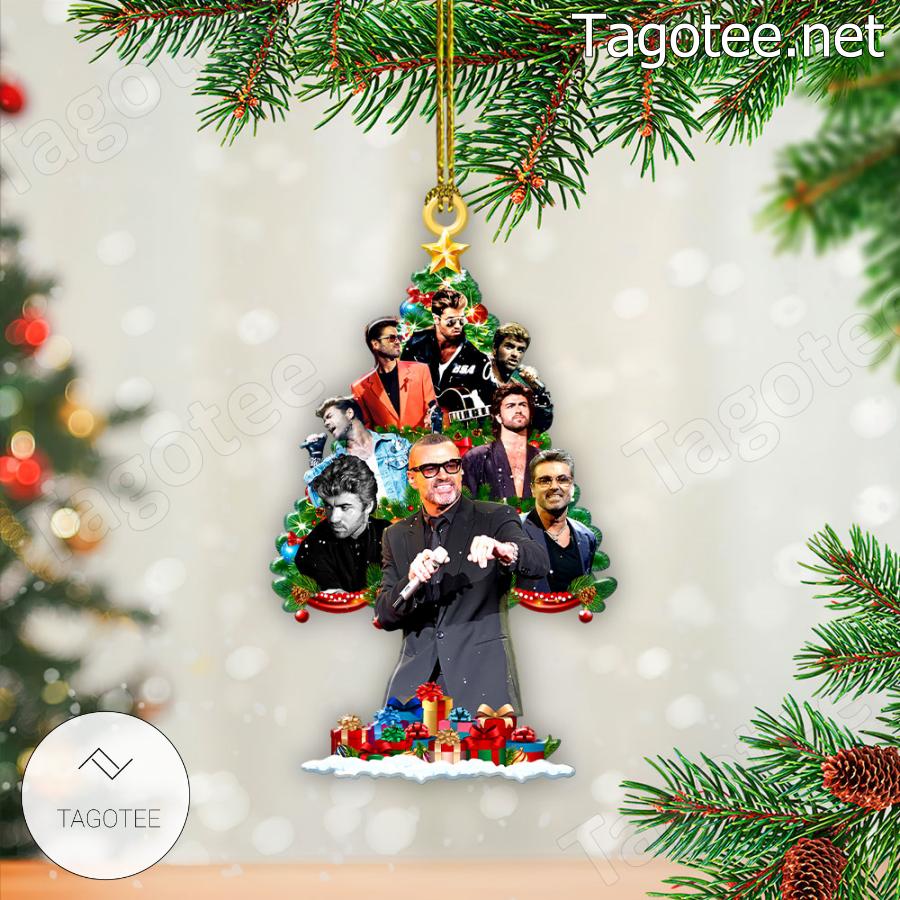 George Michael Christmas Ornament
