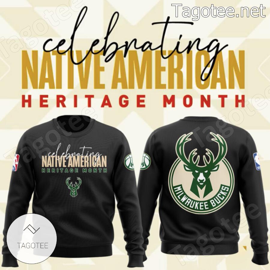 Milwaukee Bucks Celebrating Native American Heritage Month Sweatshirt