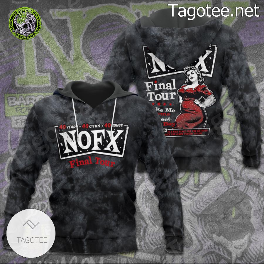 Nofx 40 Years 40 Cities 40 Songs Final Tour T-shirt, Hoodie a