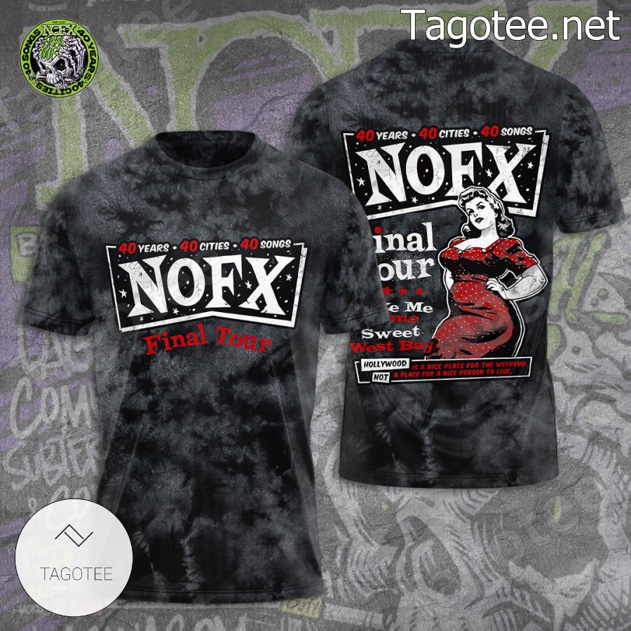 Nofx 40 Years 40 Cities 40 Songs Final Tour T-shirt, Hoodie